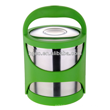 colorful well-designed stainless steel thermo insulation lunch box